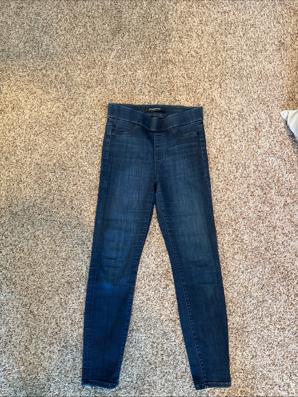 Liverpool Jeans Company Dark Indigo Pull-On Jeggings